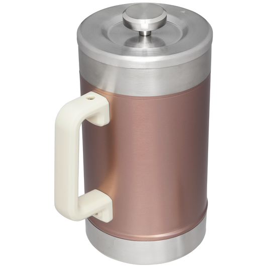 Stanley Stainless Steel Stay Hot French Press in Rose Quartz Glow
