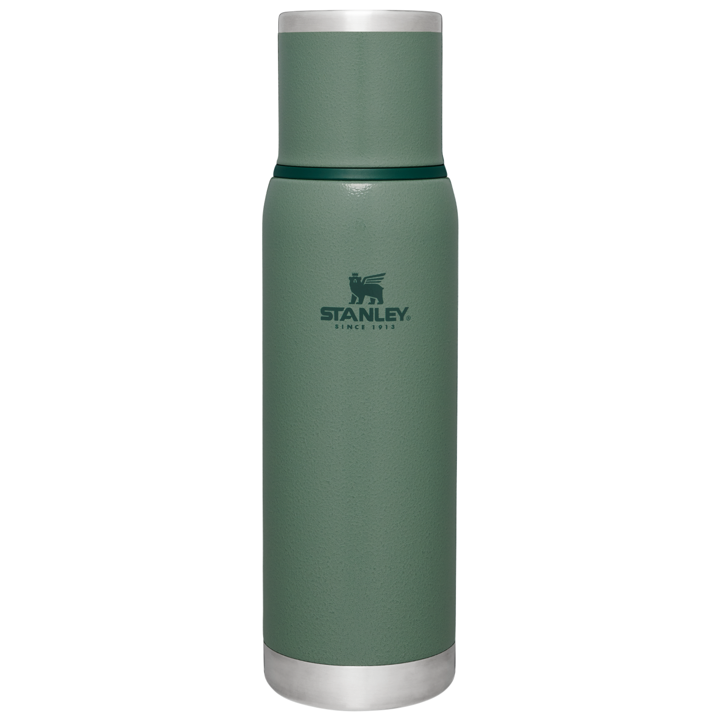 Stanley 1.1 QT Adventure To Go Bottle with Insulated lid in Hammertone Green