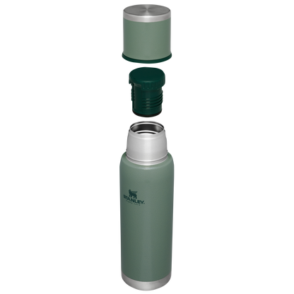 Stanley 1.1 QT Adventure To Go Bottle with Insulated lid in Hammertone Green