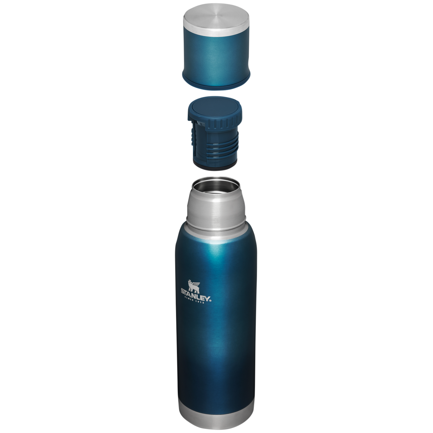 Stanley 1.1 QT Adventure To Go Bottle with Insulated lid in Blue Glow