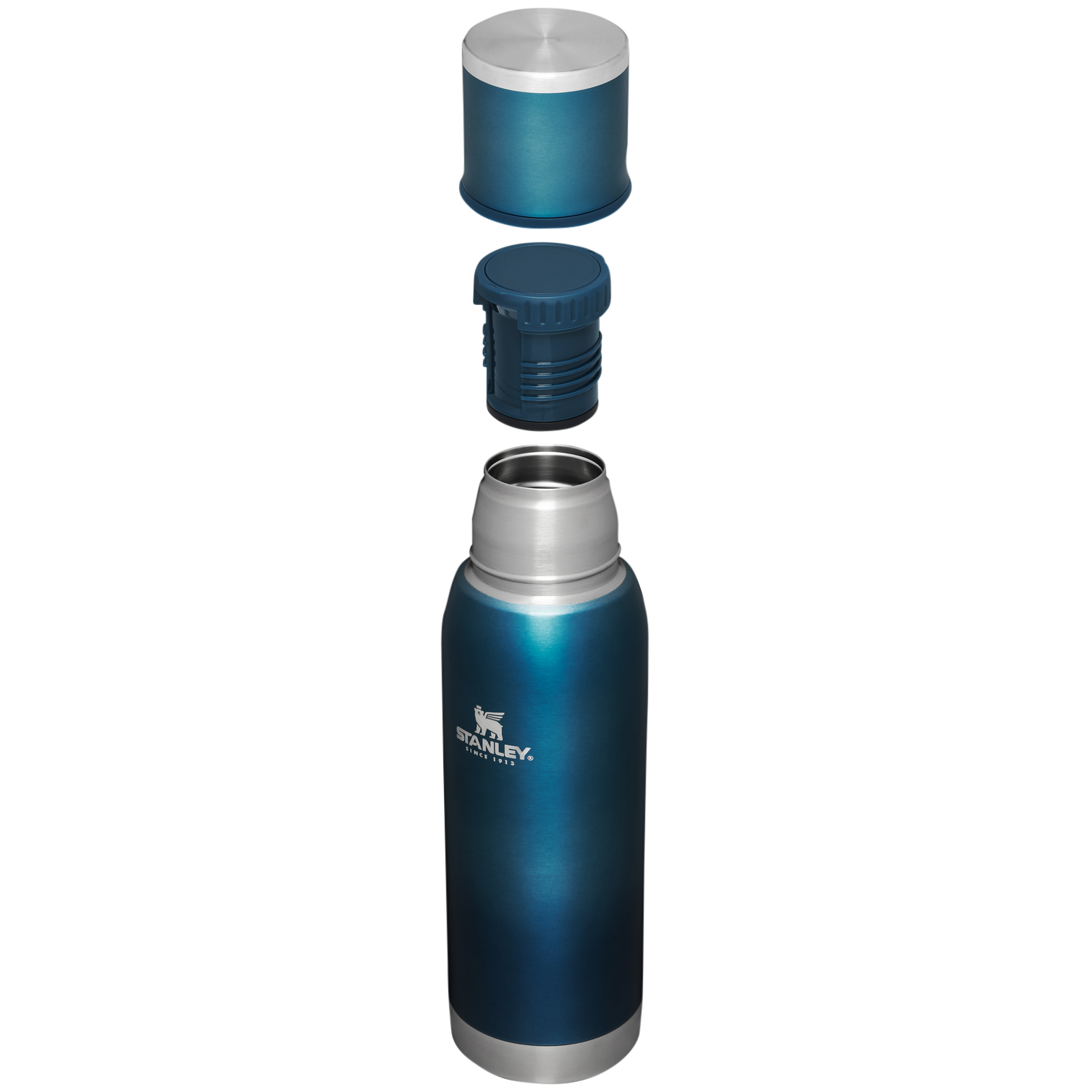 Stanley 1.1 QT Adventure To Go Bottle with Insulated lid in Blue Glow