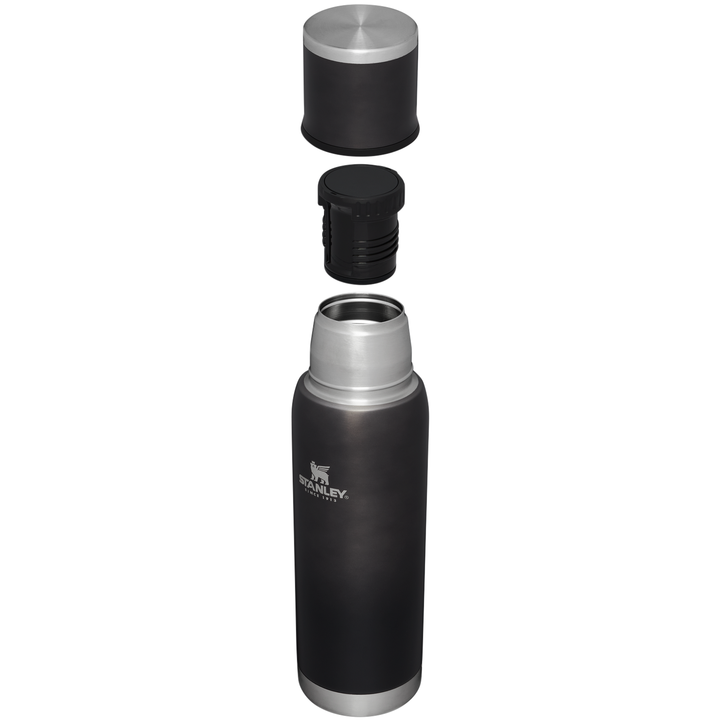 Stanley 1.1 QT Adventure To Go Bottle with Insulated lid in Charcoal