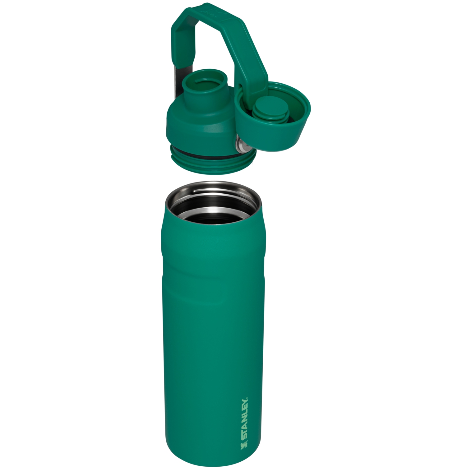 Stanley IceFlow Water Bottle with Fast Flow Lid 24 OZ In Alpine Green