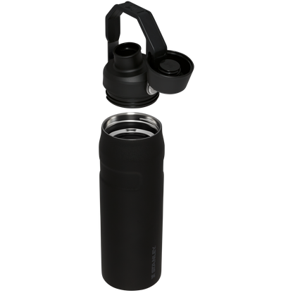Stanley IceFlow Water Bottle with Fast Flow Lid 24 OZ In Black