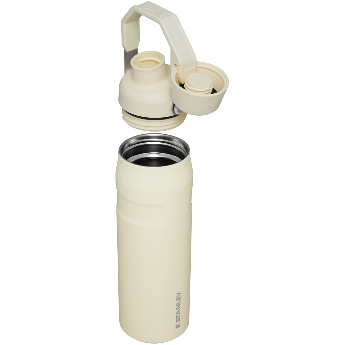 Stanley IceFlow Water Bottle with Fast Flow Lid 24 OZ In Cream Glimmer