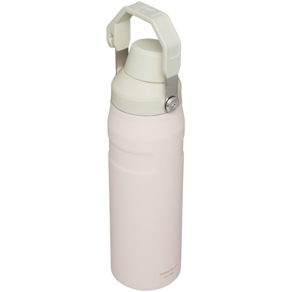 Stanley IceFlow Water Bottle with Fast Flow Lid 24 OZ In Rose Quartz Blue