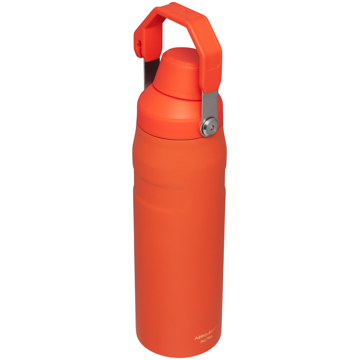 Stanley IceFlow Water Bottle with Fast Flow Lid 24 OZ In Tigerlily Orange
