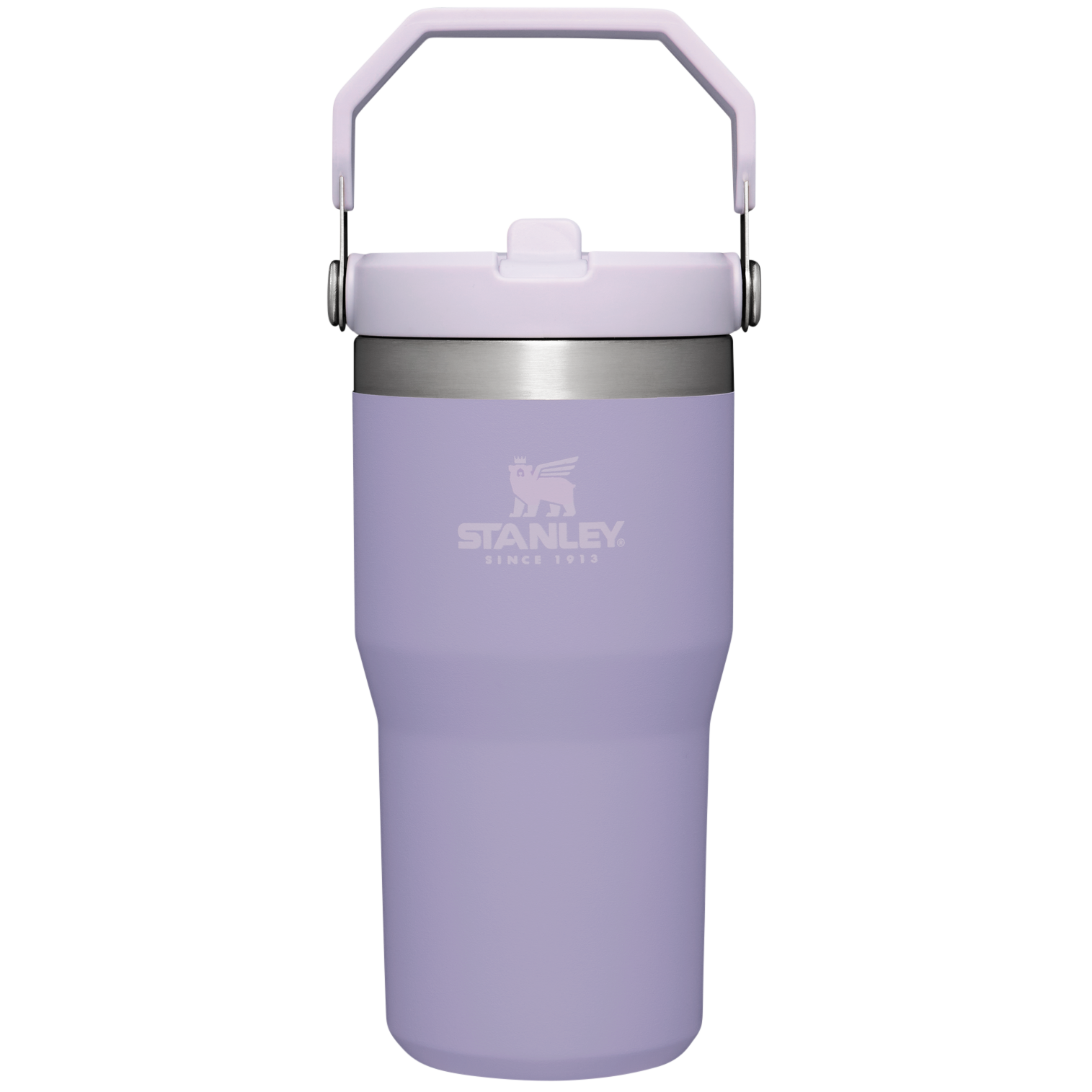 Stanley The IceFlow FlipStraw Tumbler Water Bottle 20 OZ In Lavender