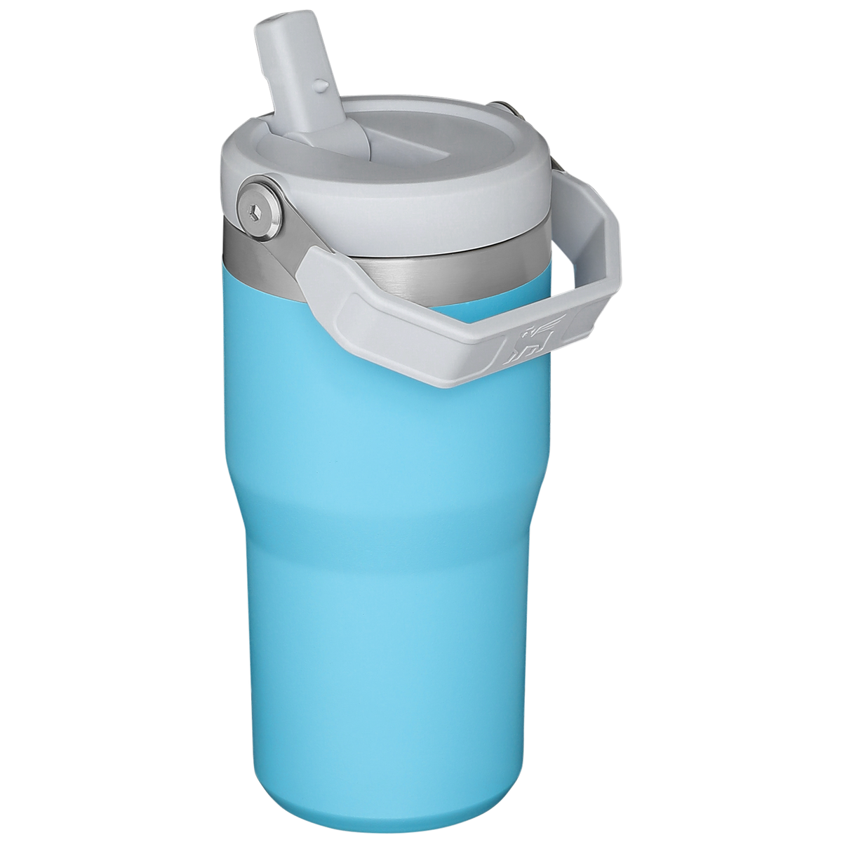 Stanley The IceFlow FlipStraw Tumbler Water Bottle 20 OZ In Pool Blue