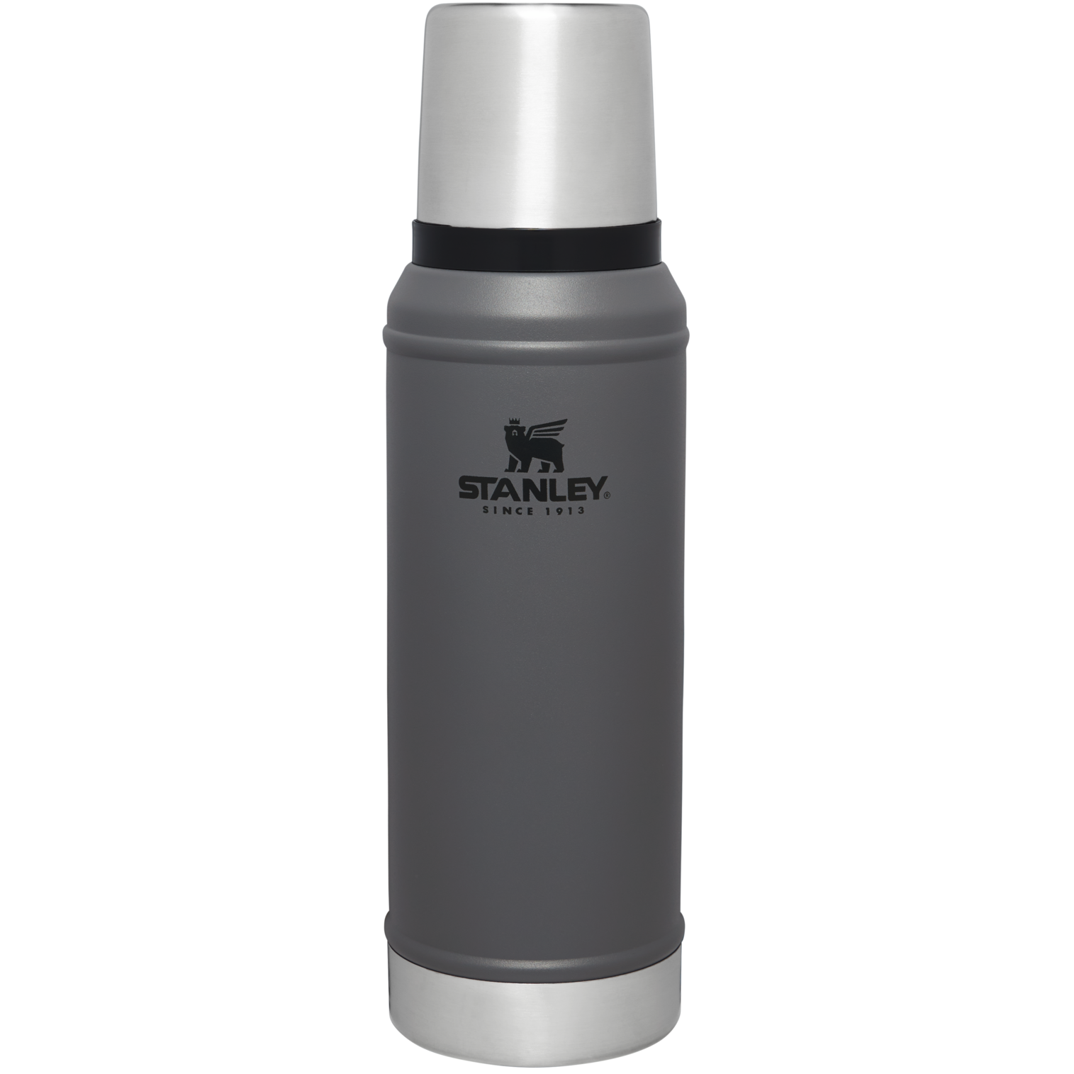 Leakproof Stainless Steal Classic Legendary Bottle in Charcoal