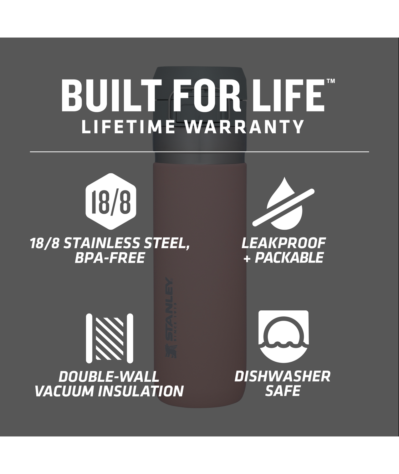 Stanley 24 oz Click Flip Leakproof Bottle