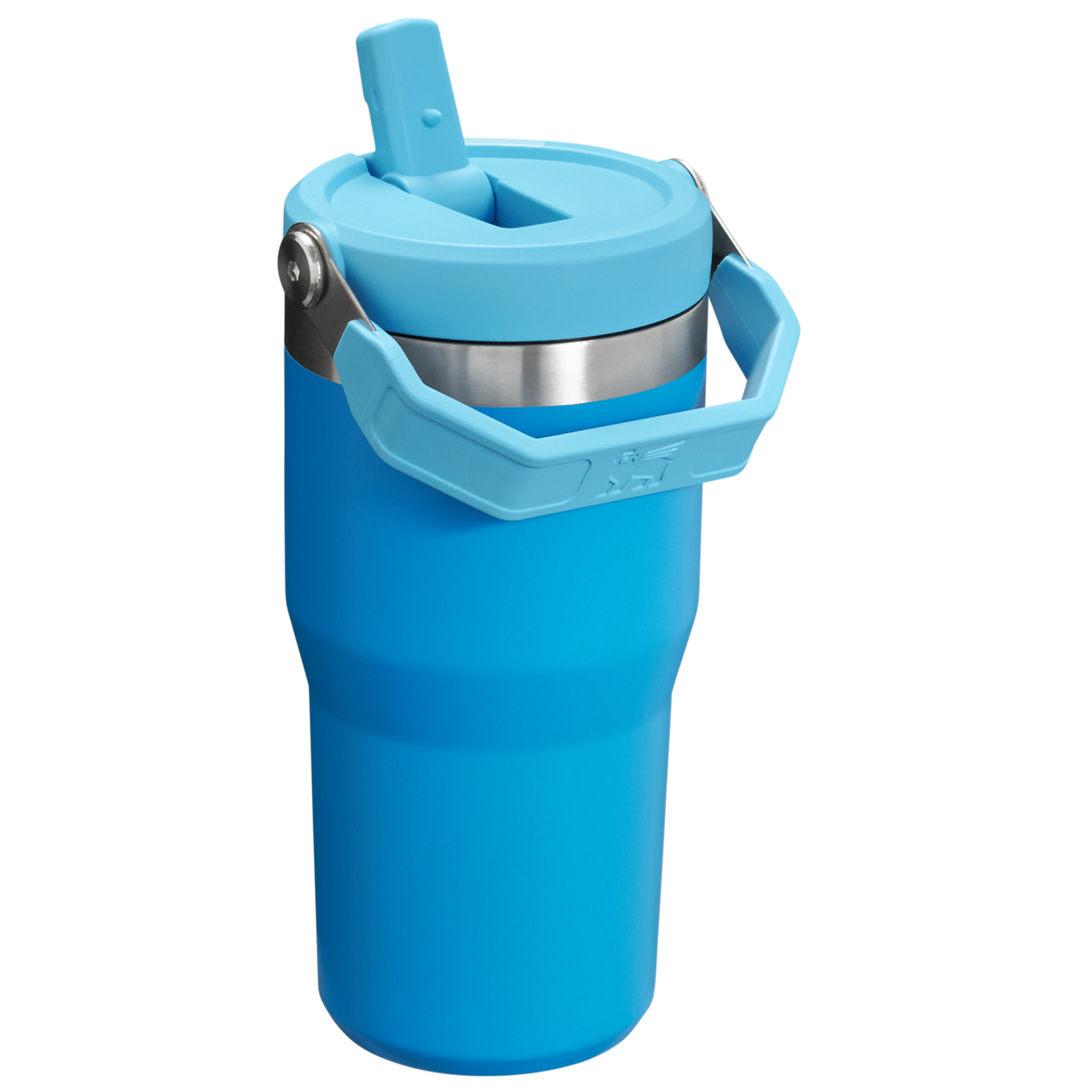 Stanley The IceFlow FlipStraw Tumbler Water Bottle 20 OZ In Azure Blue
