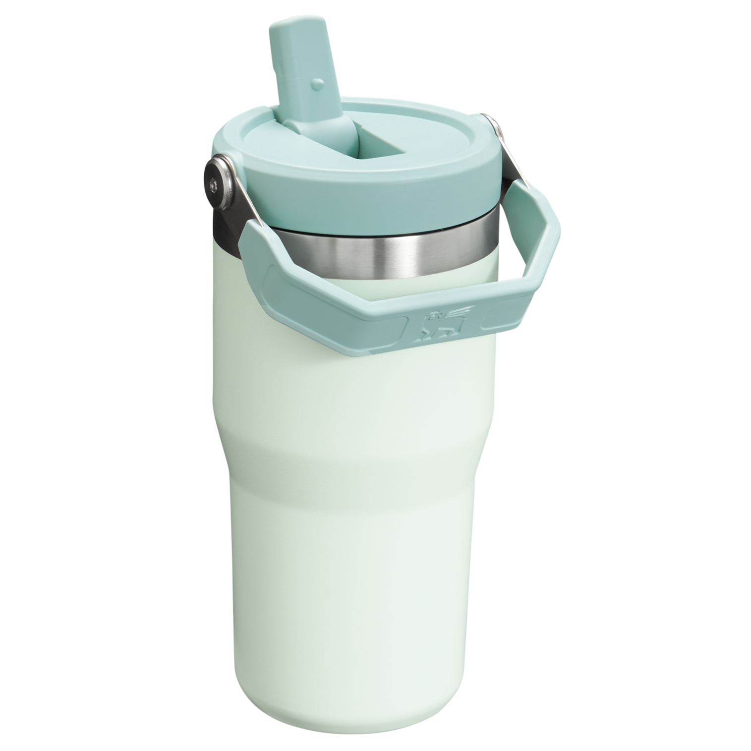Stanley The IceFlow FlipStraw Tumbler Water Bottle 20 OZ In Mist Green
