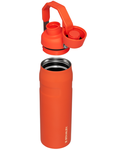 Stanley IceFlow Water Bottle with Fast Flow Lid 24 OZ In Tigerlily Orange