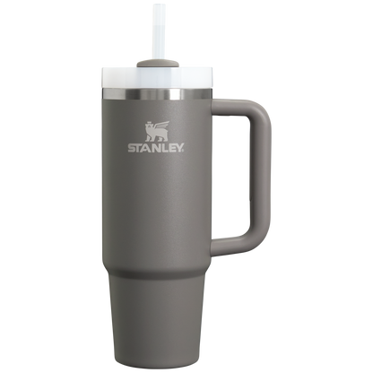 Stanley Quencher H2.0 Flowstate Tumbler 30 oz Cup In Stone Grey