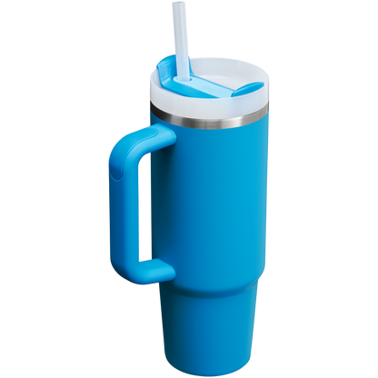 Stanley Quencher H2.O FlowState Tumbler Cup 30 OZ In Azure Blue