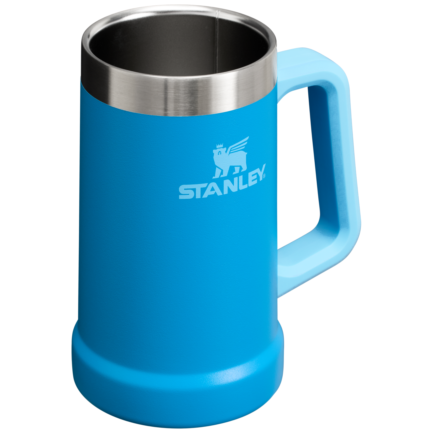 Stanley Heavy Duty Big Grip 24 oz Beer Stein in Azure Blue