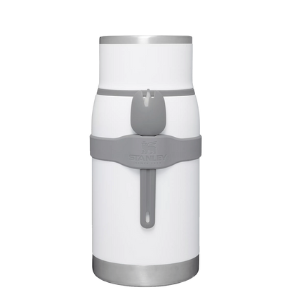 Stanley 36 oz To-Go Food Jar with Spork in Polar White