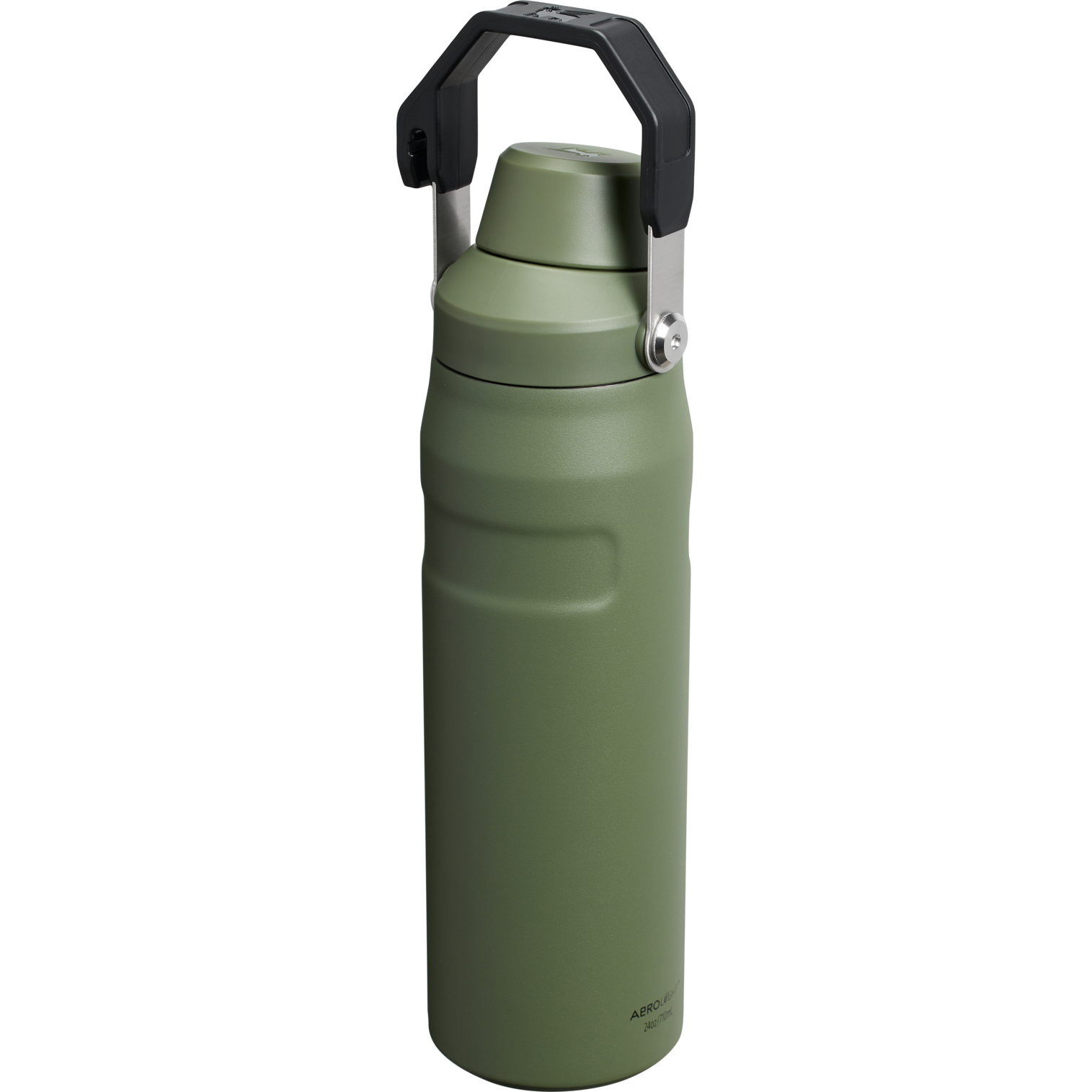 Stanley IceFlow Water Bottle with Fast Flow Lid 24 OZ In Dried Pine Green