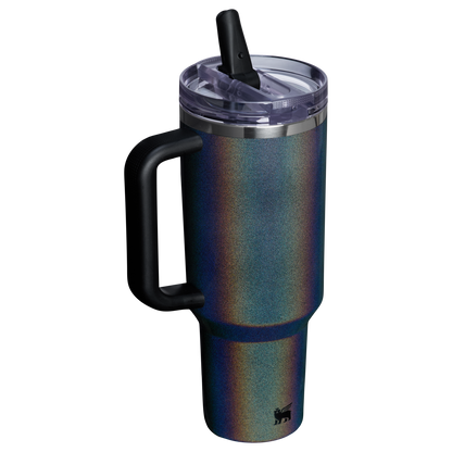 The Stanley Quencher ProTour Flip Straw Insluated Tumbler 40 Oz in MIdnight Glitz