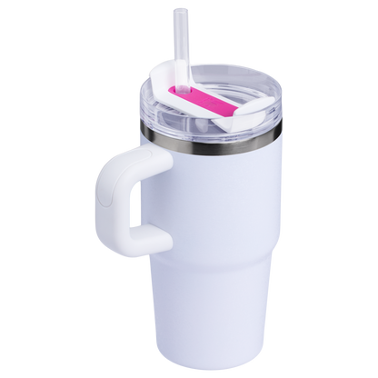 The Stanley Quencher H2.O FlowState Tumbler with Handle 20 OZ Cup in Crystal Crush