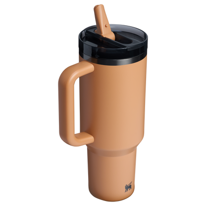 The Stanley Quencher ProTour Flip Straw Insulated Tumbler 40 OZ Cup In Camel