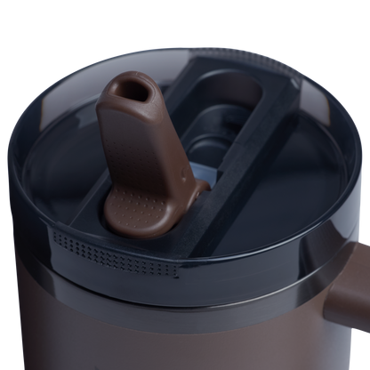The Stanley Quencher ProTour Flip Straw Insulated Tumbler 30 OZ Cup In Espresso Brown