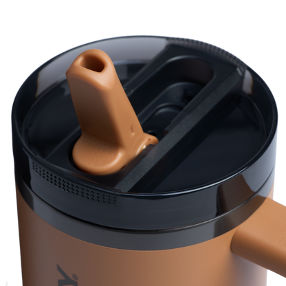 The Stanley Quencher ProTour Flip Straw Insulated Tumbler 30 OZ Cup In Camel