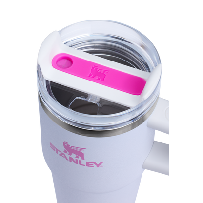 The Stanley Quencher H2.O FlowState Tumbler with Handle 20 OZ Cup in Crystal Crush