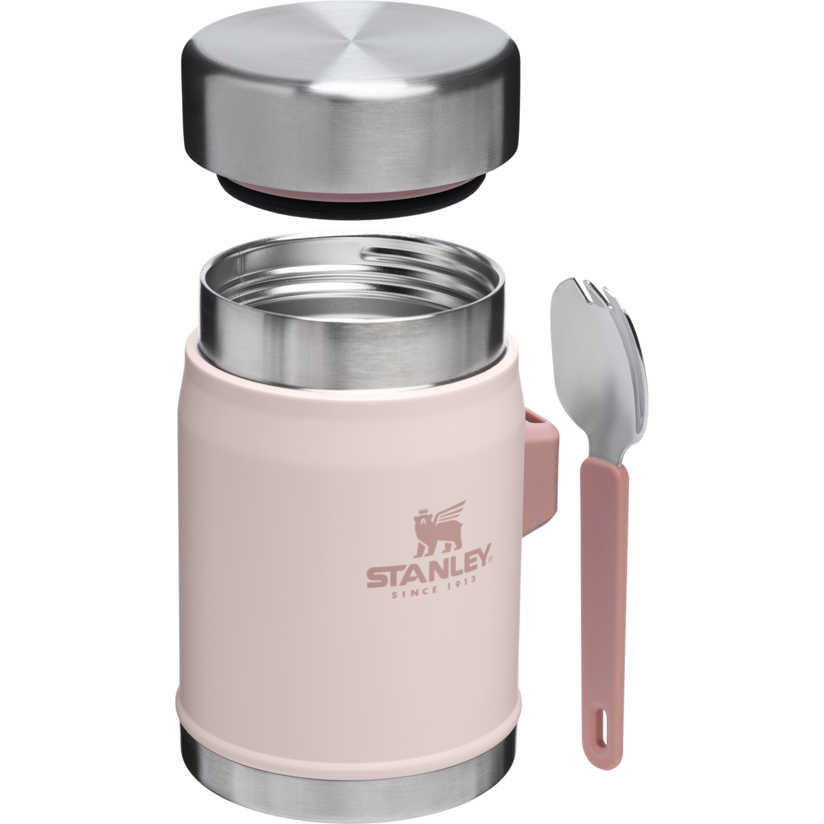 Stanley 14 OZ Classic Insulated Food Jar In Rose Quartz Pink
