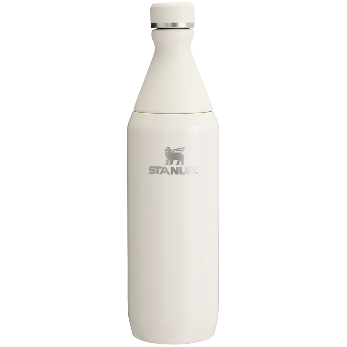 Stanley All Day Slim Water Bottle 20 OZ In Cream White Gloss