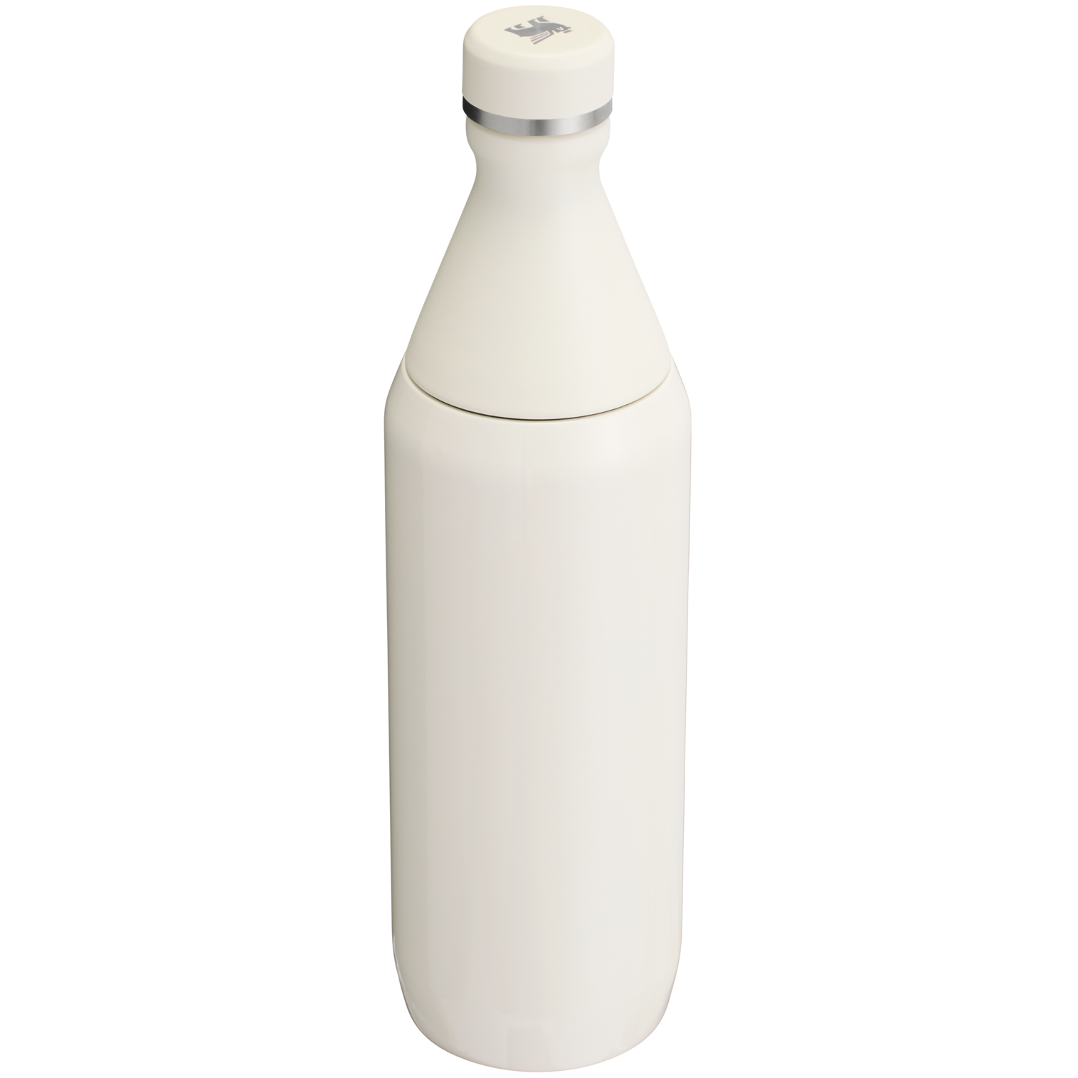 Stanley Leak Proof 20 OZ All Day Slim Bottle with removable collar in Cream Gloss