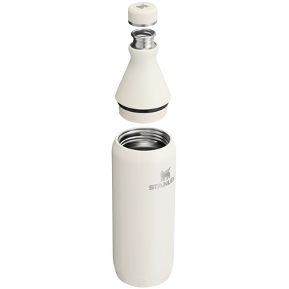 Stanley All Day Slim Water Bottle 20 OZ In Cream White Gloss