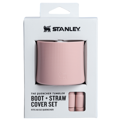 Stanley Boot & Straw Cover Set 40OZ In Pink Dusk