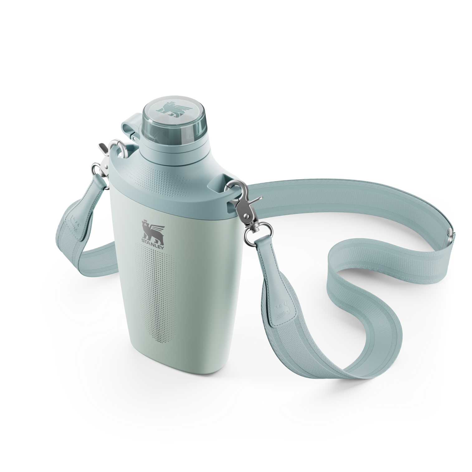 Stanley Crossbody Water Bottle in Seafoam