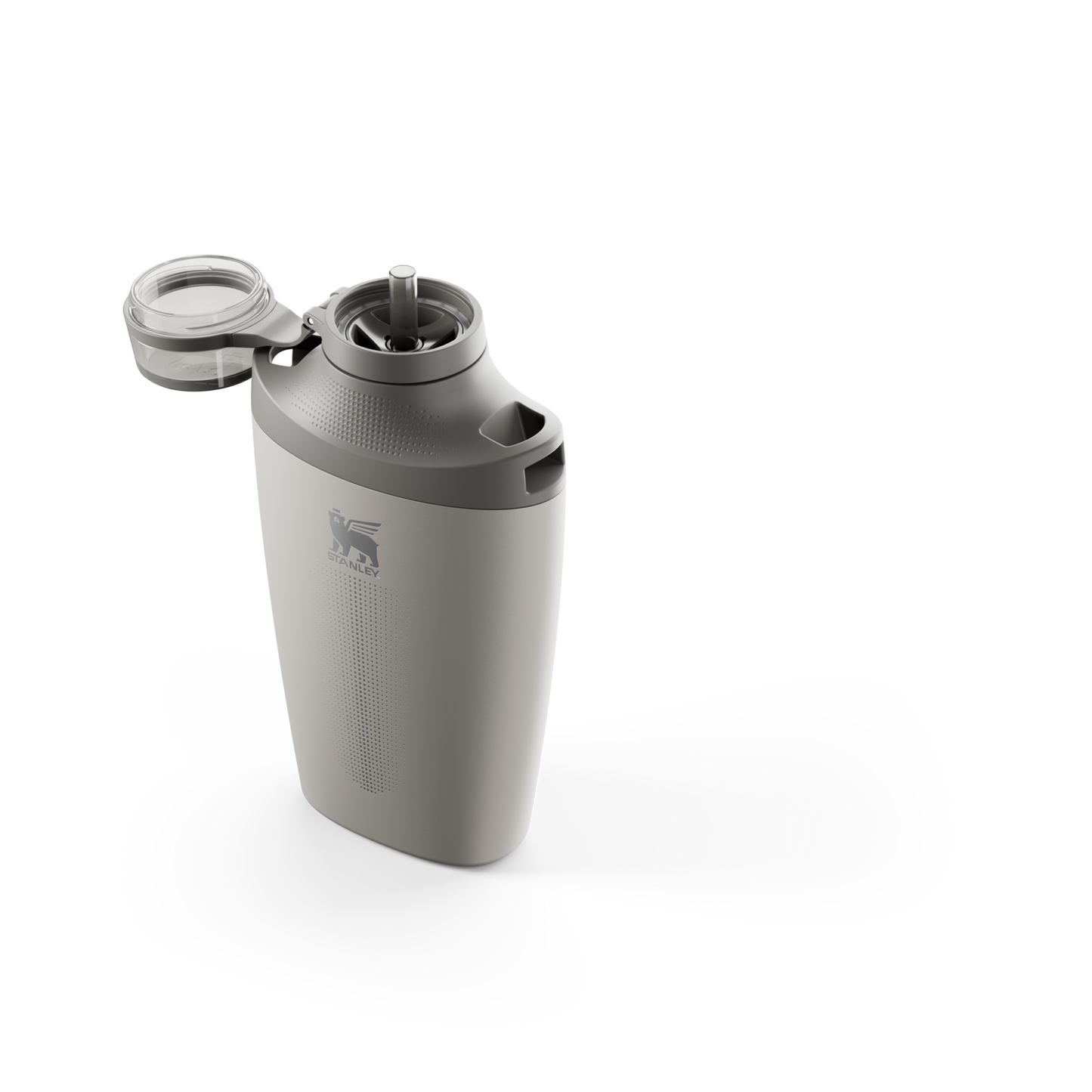 Stanley Crossbody Water Bottle in Ash Grey