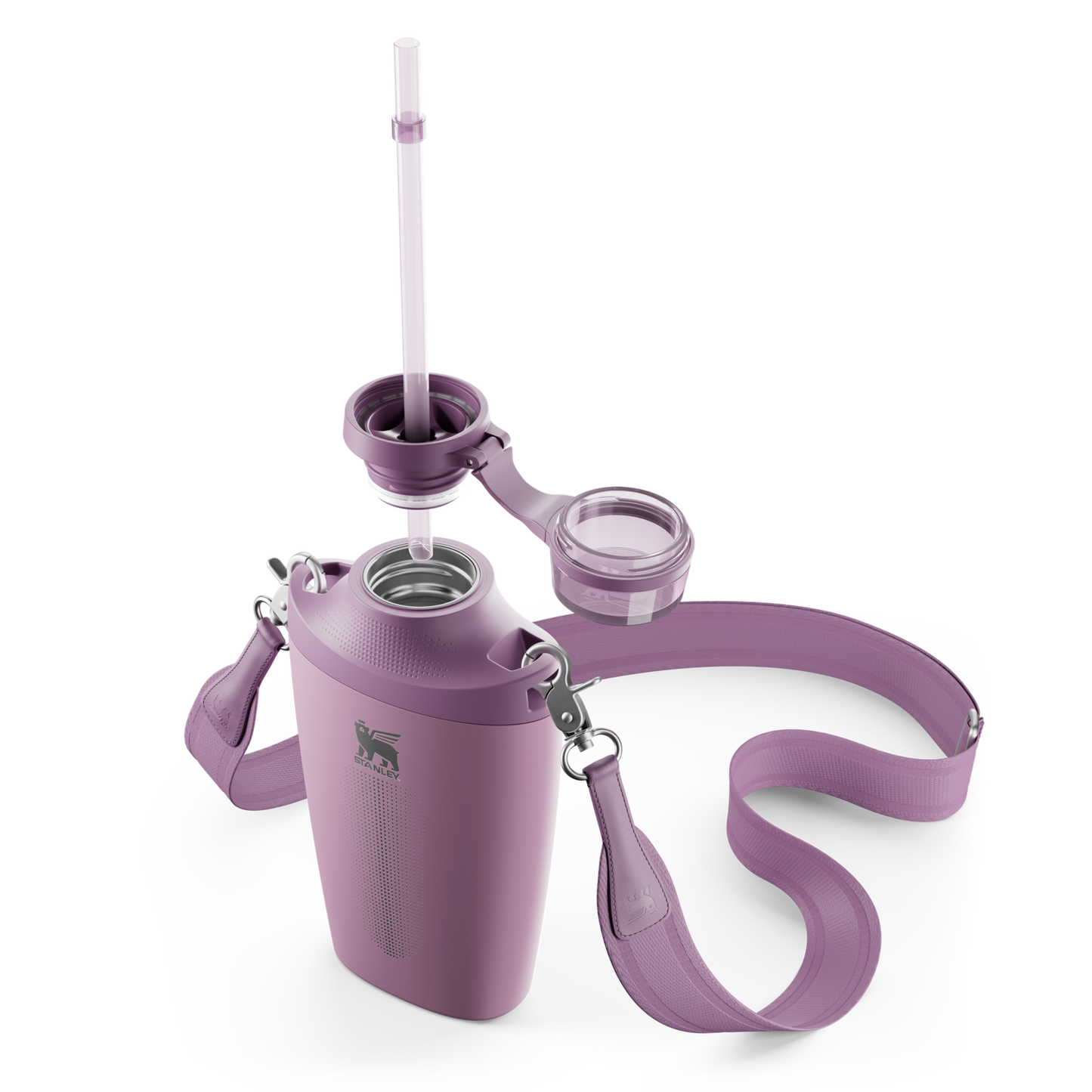 Stanley Crossbody Water Bottle in Lilac