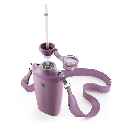 Stanley Crossbody Water Bottle in Lilac