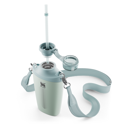 Stanley Crossbody Water Bottle in Seafoam