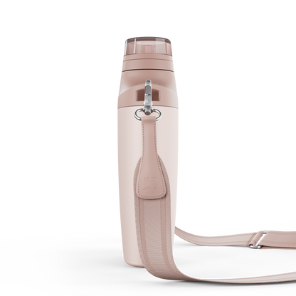 Stanley Crossbody Water Bottle in Rose Quartz