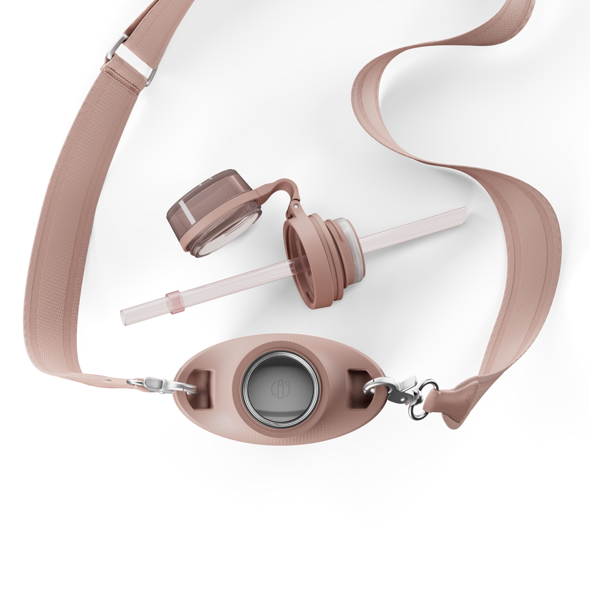 Stanley Crossbody Water Bottle Top in Rose Quartz