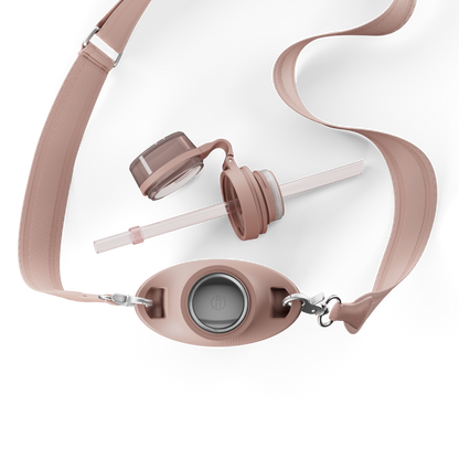 Stanley Crossbody Water Bottle Top in Rose Quartz
