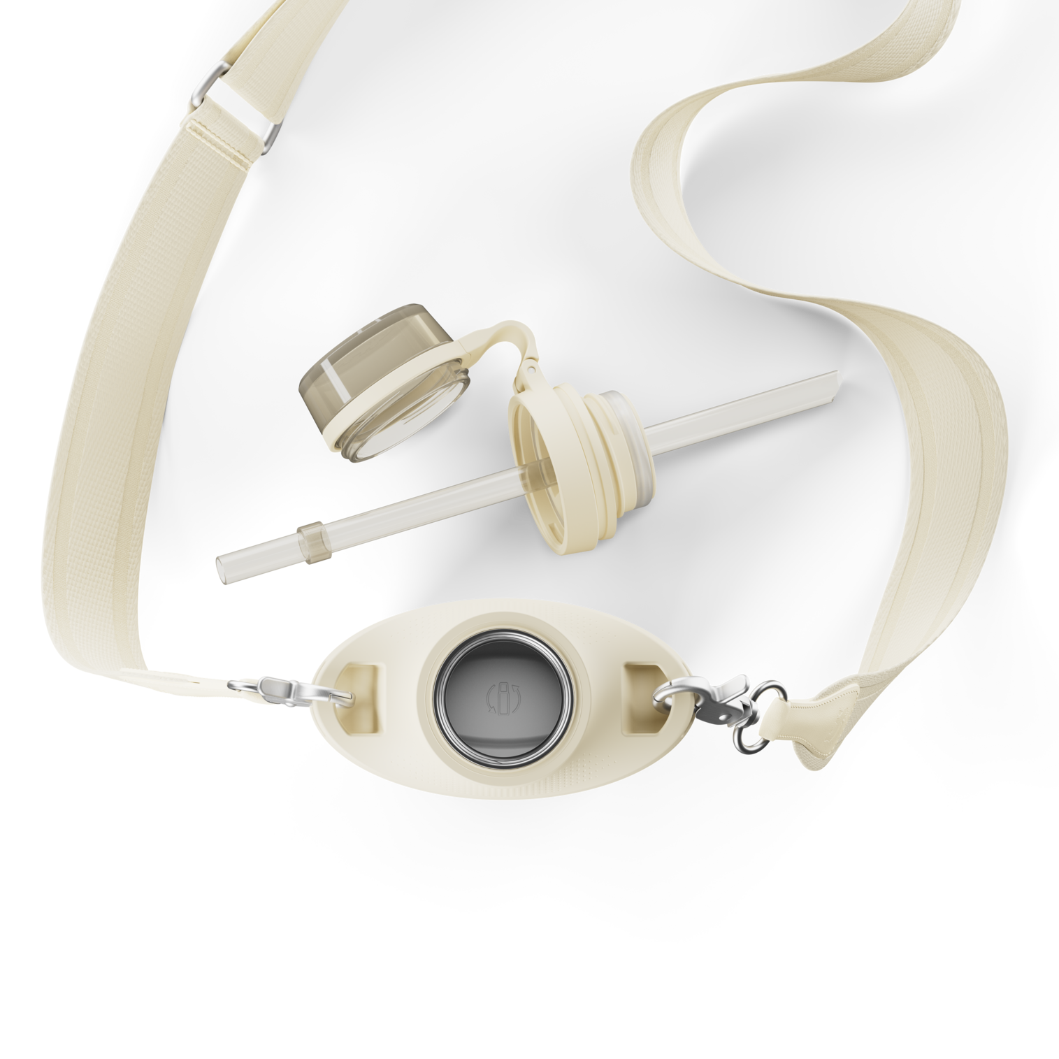 Stanley Crossbody Water Bottle Top in Cream