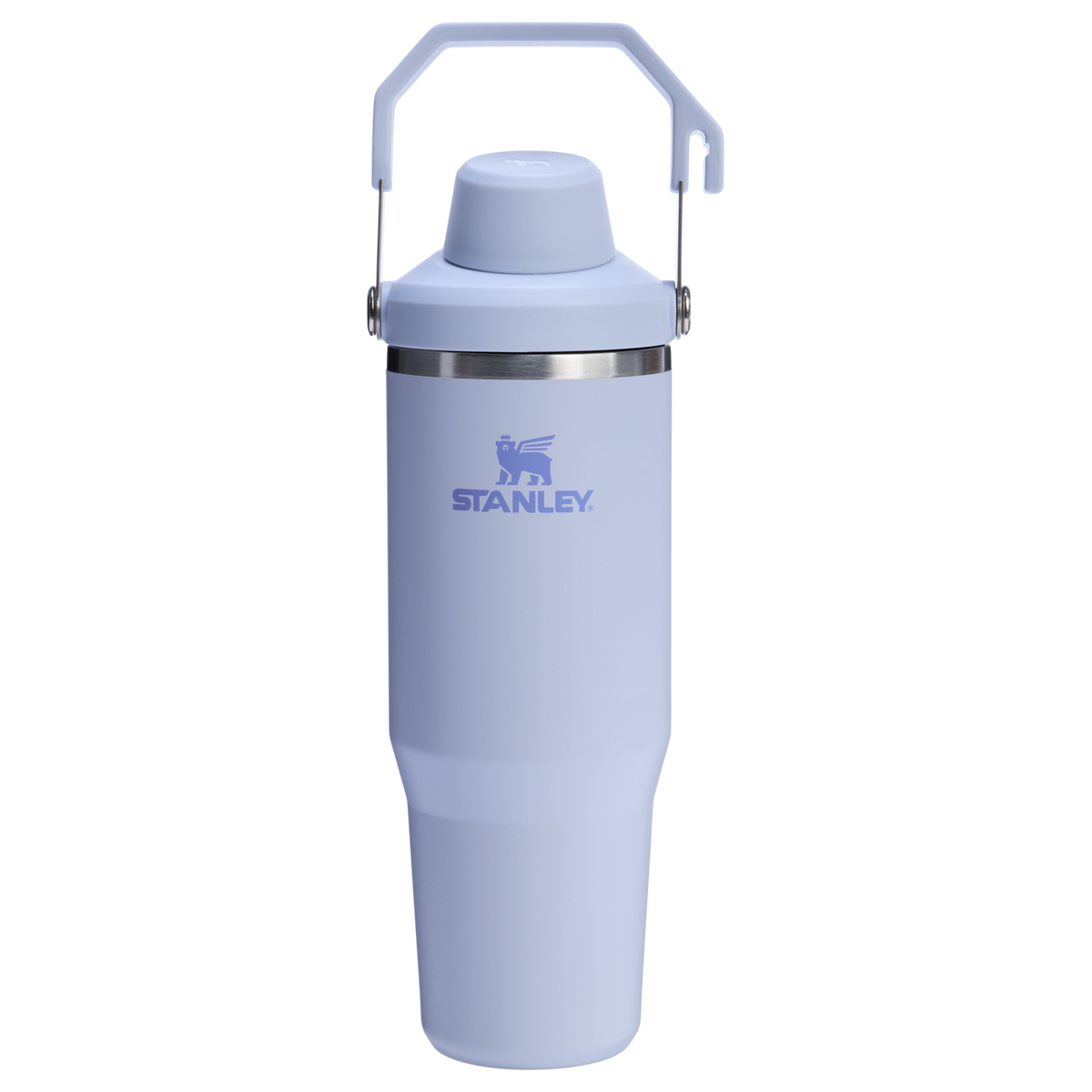 Stanley 36 OZ IceFlow Aerolight Stainless Steel Water Bottle In Dew Drop Purple with Fast Flow Lid