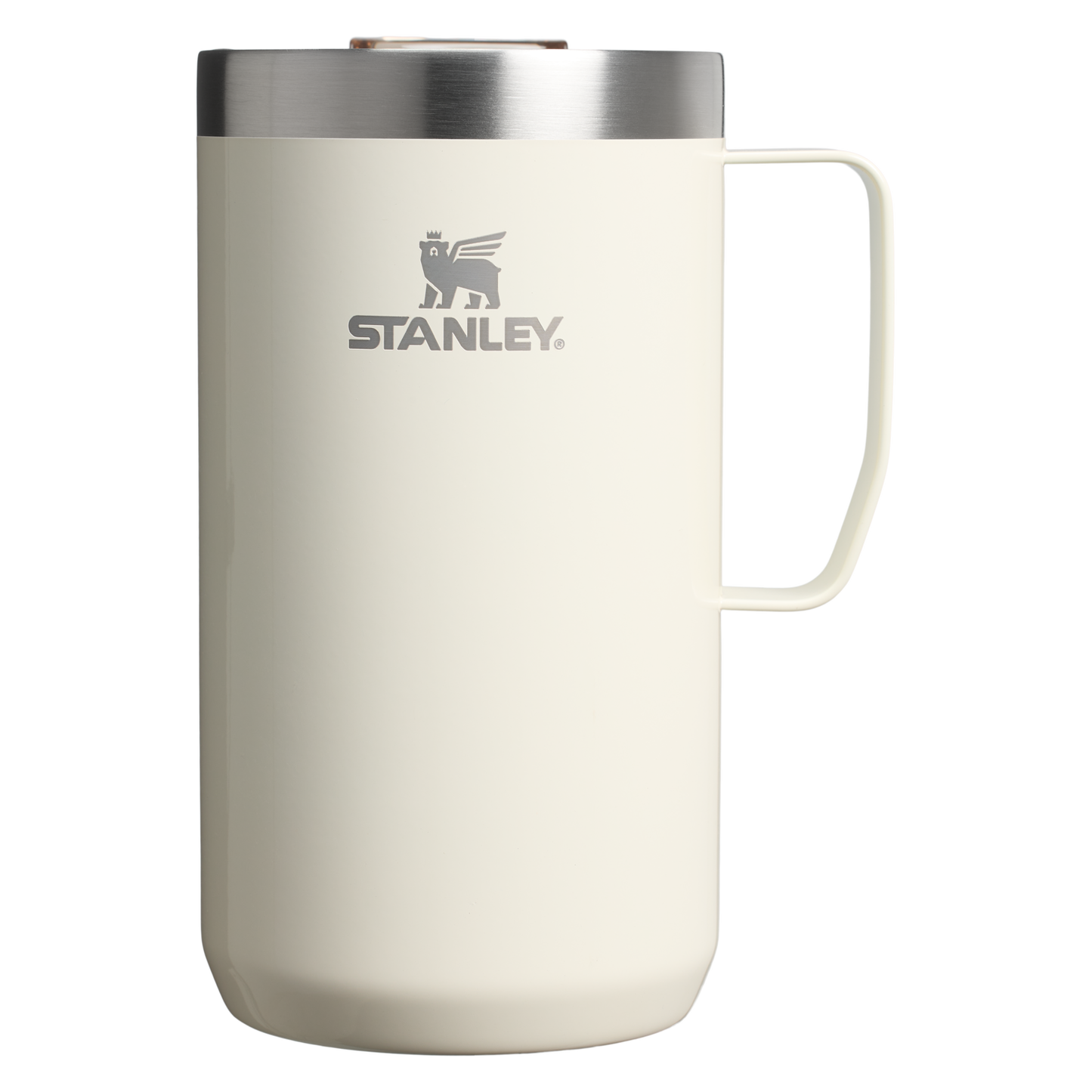 Stanley 24 OZ Everyday Camp Insulated Mug In Cream Gloss White