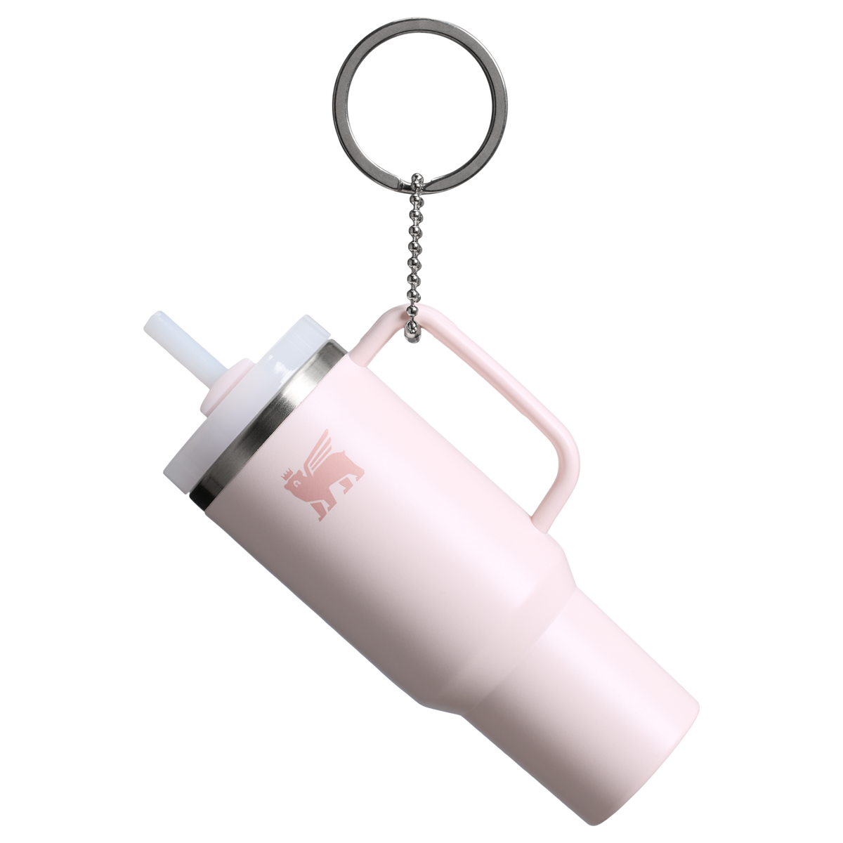 Stanley Mini Quencher Cup Ornament in Rose Quartz Pink