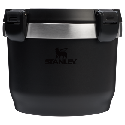 Stanley Fresh-To-Table 3 qt Leakproof Crock in Black with sealed lid and side latches