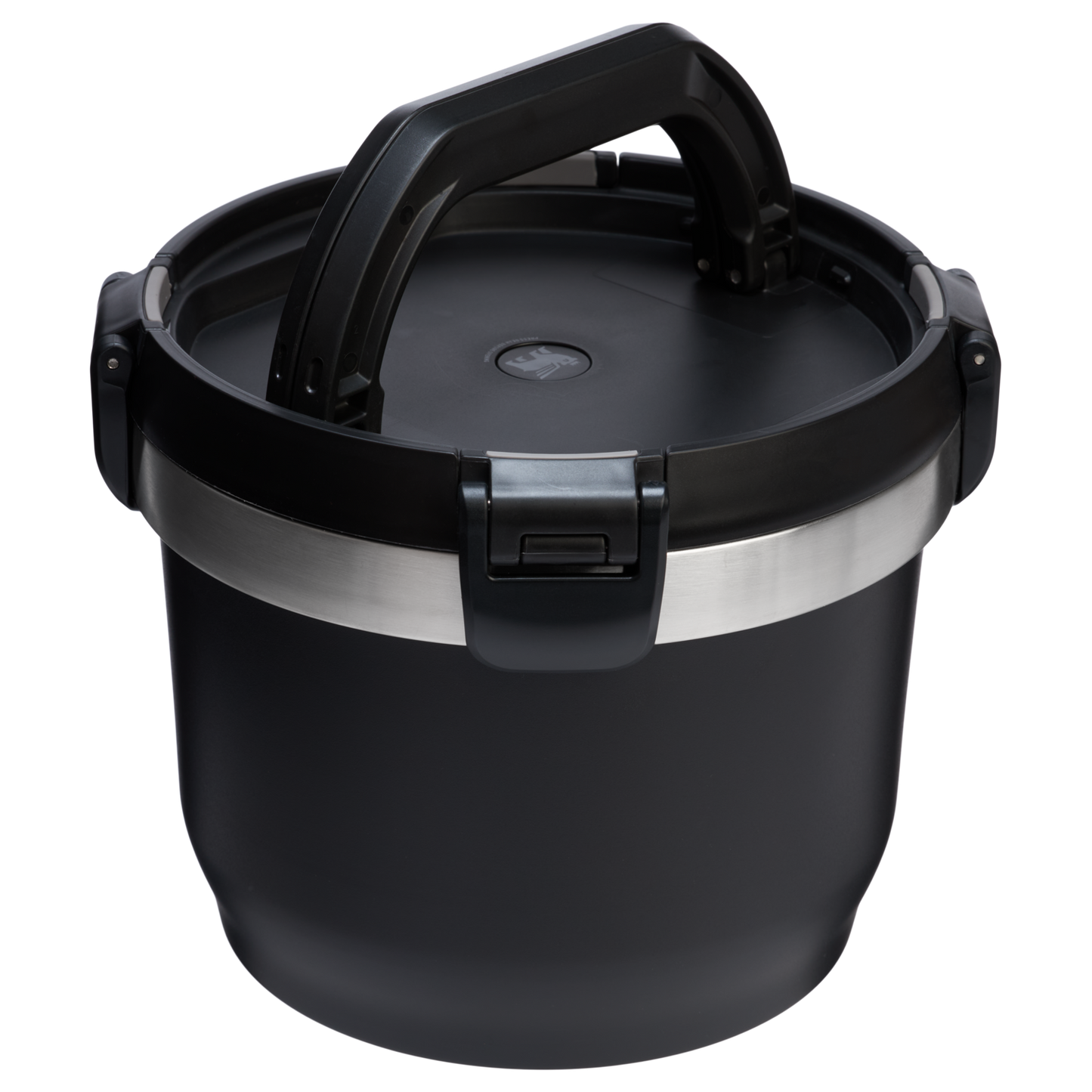 Stanley Fresh-To-Table 3 qt Leakproof Crock in Black with sealed lid and side latches