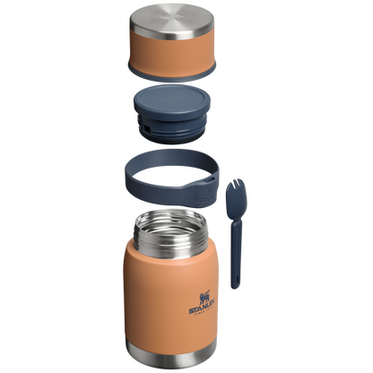 Stanley Adventure To-Go Insulated Food Jar With Spork 24OZ In Toast Tan