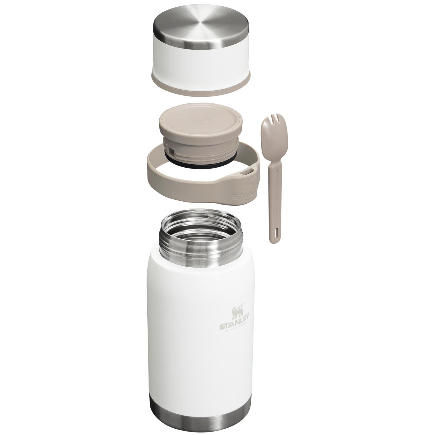 Stanley 36 oz To-Go Food Jar with Spork in Frost